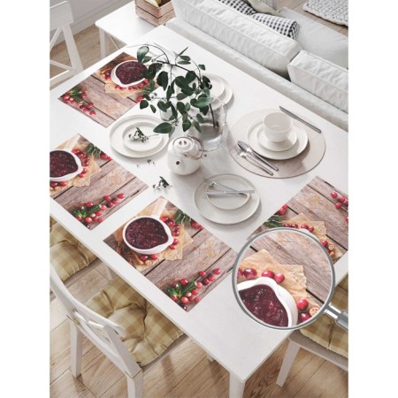 Set of napkins, size 46x32 cm, oxford-1