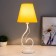 Lamp table Marcel 1x15W E14 18x18x42cm White/Risalux lemon
