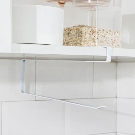 Holder for paper towels of a suspended share, 26x11 × 1.2 cm, white color-1