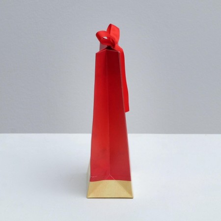 Gift package with tape, packaging, "Present", 13 x 23 x 7 cm-4