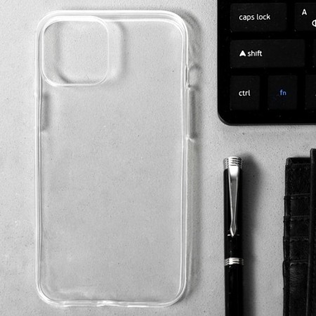 Luazon cover for iPhone 12 Pro Max, 6.7 ", silicone, thin, transparent