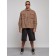 Jeaning jacket men's, size 56, brown color