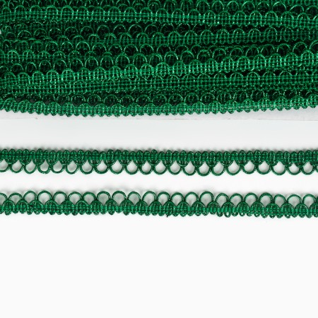 Braid mesh green 1.5 cm winding 25 meters-2
