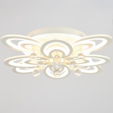 Economic chandelier with PDU 21055 76W LED 3000-6500K White 68x68x19 cm