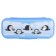Penal-football 215x90x43 Istanm "Penguins", plastic, light blue