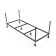 Santana bathtub frame, 170 cm length complete with assembly package