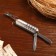 Folding knife "Komi" 3B1, hilt of metallic