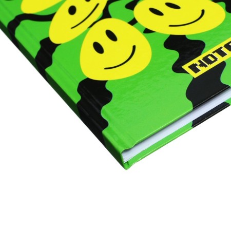 Notebook A5 80 sheets in the “Smiles” cage, solid cover, glossy lamination, OFSET block 65 g/m2-2