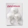Hooks on the vacuum suction cup “Classic”, 3 pcs, white color