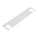 The sidewall for the screen "Vento" Bar-P, 610 mm, with a slot for pipes