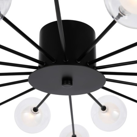 Freya FR5242CL-16B1 Celebrity ceiling lamp, 865x865x113 mm, G4, 16x3W, black color-5