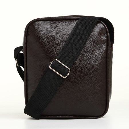 Male bag, 18*9.5*15.5 cm, lightning departure, 3 n/pocket, reg. Min, brown-3