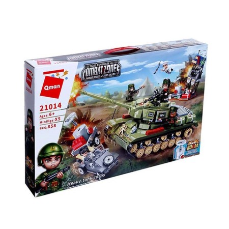 Constructor Military Zone "Assault Tank", 5 Minifigur and 858 parts-4