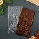 Chocolate shape - Tile "Happy New Year", 18 x 9.5 cm