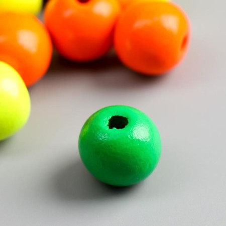Beads for creativity tree "Balls Color Neon" set 15 pcs d = 2 cm-1