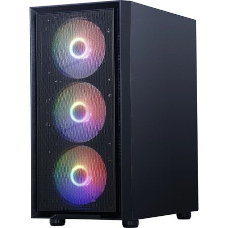 The ACCORD M203 case is black without BP ATX 2xusb2.0 1xusb3.0 1xusb3.1 Audio Bott PSU-2
