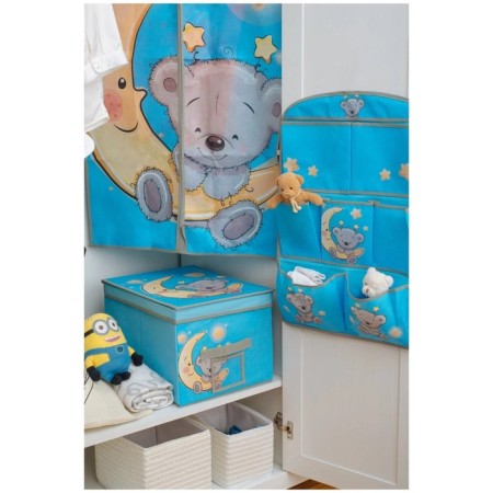 COVFR Suspended "Bear", 7 pockets, 60x40 cm, blue-1