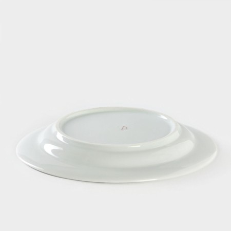 Porcelain plate "Pink flower", D = 24 cm-2