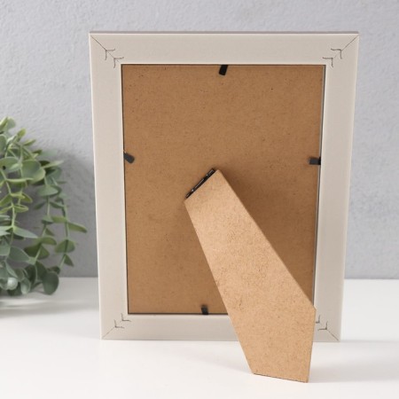 Photo frame plastic 13x18 cm "Brick masonry" Cinnamon 22x17 cm-4