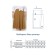 Female skirt, size 52, light brown color