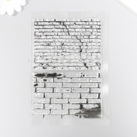 Stamp for creativity Silicon "Brick Walls" 16x11 cm