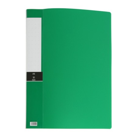 A4 folder, 30 transparent files, 400 μm, mix-2