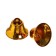 Bell for needlework, set 2 pcs., Size 1 pc. - 3 cm, gold color
