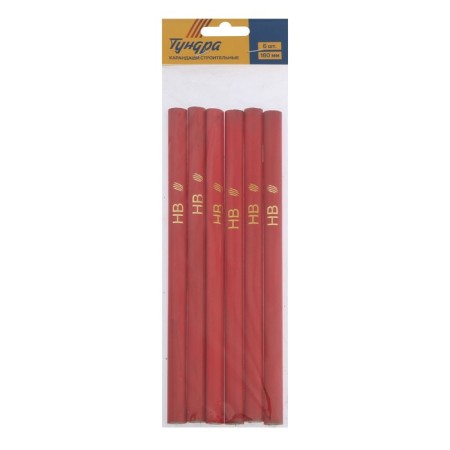 Pencils building tundra, 180 mm, 6 pcs.-5