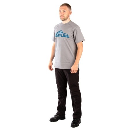 Grayling Logo T-shirt, Cotton, Gray, XXXL-3