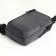 Textile sling bag, gray color