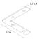 Corner Connector for the Arte Lamp Linea-Acessories A484405L, 0.9x5 cm, gray