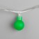 Garland “thread” 5 m with nozzles “Green Balls”, IP20, transparent thread, 30 LED, Green glow, 8 modes, 220 V