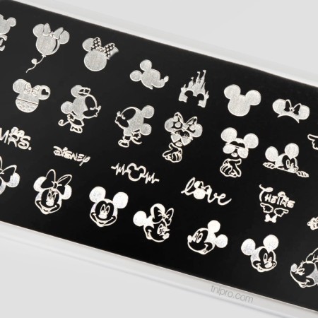 TNL Premium mr. & mrs stamping plate. Mouse-1