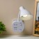 Sconces with sockets "Classic" E27 15W white 10x14.5x25 cm