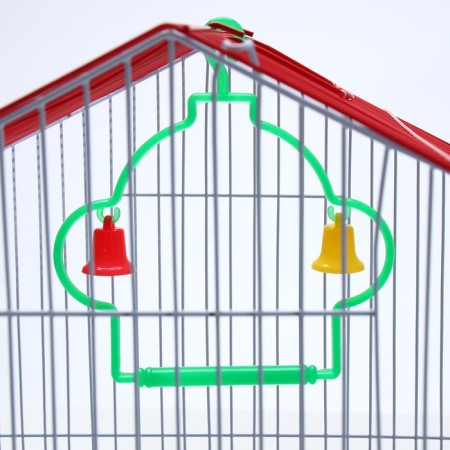 Poultry cell equipped BD-1/1D, 30 x 23 x 39 cm, red-10
