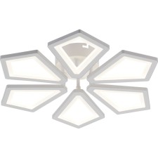 Ceiling light ESCADA, 10284/6LED. 1x65W, LED, 6040LM, 3000/4000/6500K, 470x470x85 mm, white color