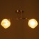 Ceiling chandelier Nicole 2he27 40W gold