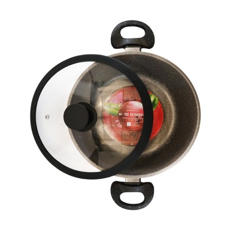 Panairo The Brusnika Pan, with a lid, the handle Soft-Touch, 4 liters-5