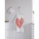 Apron of a kitchen with a photo print "Air Heart", adjustable, size OS