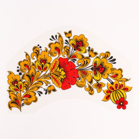 Thermalrotransfer "Khokhloma Flowers", 31 x 22.5 cm, set 10 pcs.