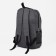 Male backpack on a zipper, 3 outer pockets, gray color