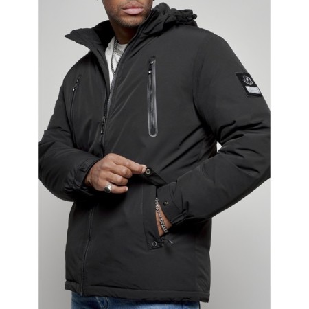 Sports male winter, size 56, black color-11
