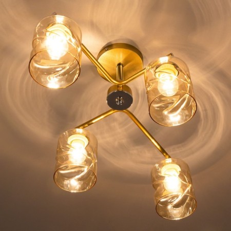 Cutilux Cutilux chandelier CL137142 60x40x29 cm, 4x60W, E27, yellow color-10