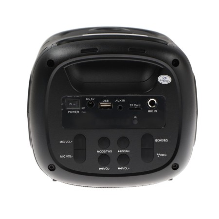 Portable column Eltronic Crazy Box 100, 10 W, FM, BT, Microsd, AUX, backlight-2