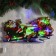 LED figure "Santa Claus in a sleigh" 45 × 24 cm, plastic, 220 V, glow of multi (RG/RB)