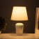 Table lamp "Brill" 1x40W E27 gently green 20x20x32cm