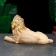 Figure "Leo African No. 1" Elephant bone, 34x14x19cm
