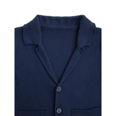 Jacket for a boy School, height 128-134 cm, blue color-7