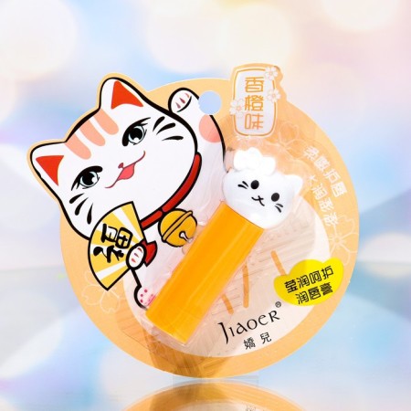 Hygienic lipstick "kitten", with citrus