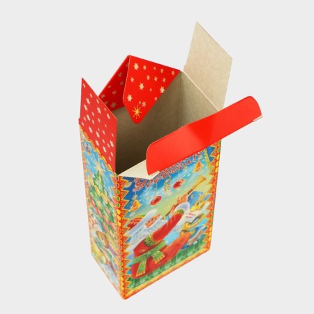 New Year. Gift box New Year's Enterprise Small "Winter Melody" 20 x 10 x 6 cm.-3